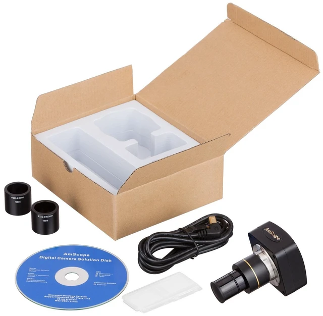 Alt view image 4 of 7 - MU130-CK-R 1.3 MP USB 2.0 Microscope Camera w/Reduction Lens 1.3MP CMOS Sensor USB 2.0 Connectivity 0.5X Reduction Lens Included