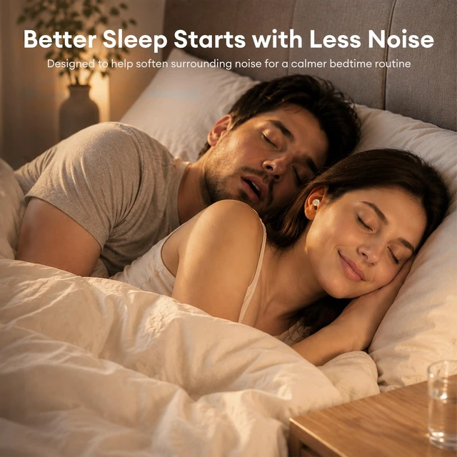 Alt view image 2 of 7 - Small Invisible Sleep Earbuds in Ear Headphones Wireless Bluetooth 6.0 Mini Hidden Earbuds with LED Case,40H Playtime, Noise Reduction, Comfortable Tiny Earbuds for Small Ears & Side Sleepers