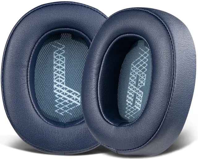 Main image of Professional Replacement Ear Pads for JBL Live 500BT/Live 500 BT Around-Ear Wireless Headphone, Earpads Cushions with Softer Protein Leather, Noise Isolation Foam - Navy Blue