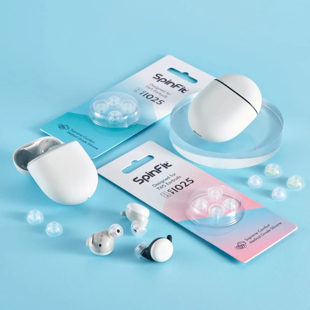 Alt view image 5 of 7 - CP1025- L/ML- Medical Grade Silicone Patented Ear Tips, Secure Fit and Supreme Comfort Fits MTW3, Galaxy Buds 2, Soundcore Space A40 & More (2 Pairs) (for Nozzle Diameter from 4-5.5mm)