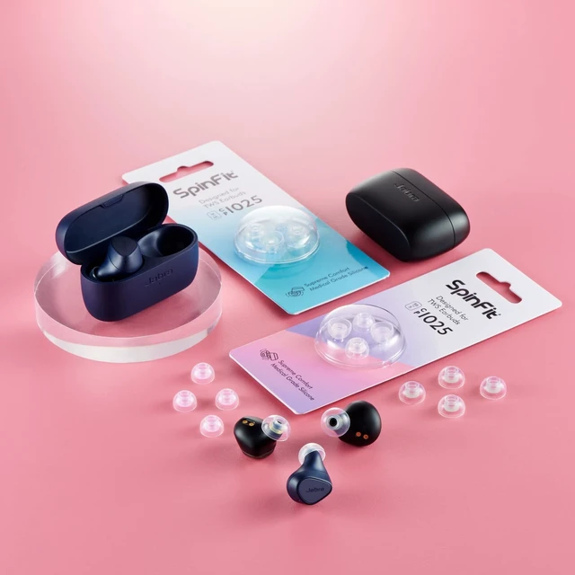 Alt view image 6 of 7 - CP1025- L/ML- Medical Grade Silicone Patented Ear Tips, Secure Fit and Supreme Comfort Fits MTW3, Galaxy Buds 2, Soundcore Space A40 & More (2 Pairs) (for Nozzle Diameter from 4-5.5mm)