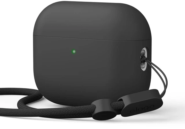 Main image of Liquid Hybrid Case for AirPods Pro 3 Triple Layer Protection, Lanyard Included, Wireless Charging, Shock Resistant (Black)