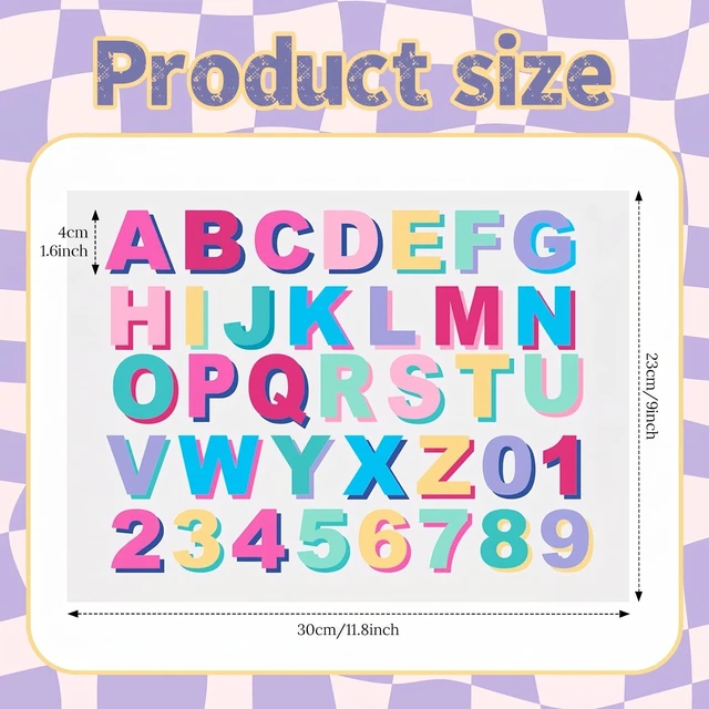 Alt view image 2 of 6 - 5 Sheets Monogram Stickers A-z 0-9 Vinyl Decals 1.6 in, Pastel Preppy Girly Style for Suitcases, Water Bottles, Laptop, Classroom, Mailbox, Crafts, Bulk Alphabet Number Monogram Stickers