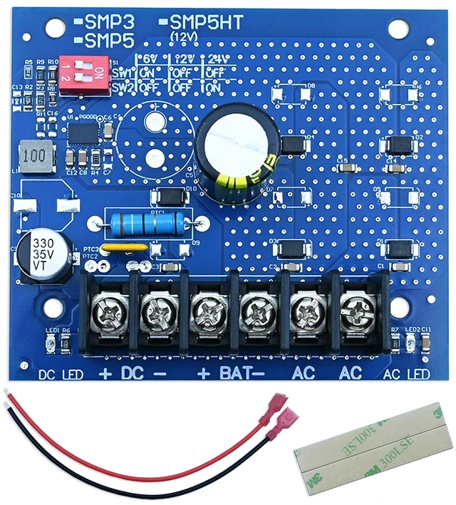 Main image of SMP3 Power Supply Charger Compatible with Altronix SMP3 Supports 6 12 24VDC 2.5A output, A Security Power Solution with Multi-Voltage Output and Battery Backup