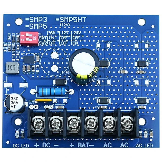 Alt view image 2 of 7 - SMP3 Power Supply Charger Compatible with Altronix SMP3 Supports 6 12 24VDC 2.5A output, A Security Power Solution with Multi-Voltage Output and Battery Backup