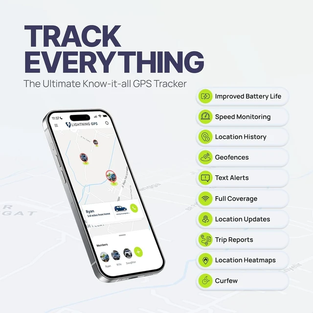Alt view image 4 of 7 - GL300 Real Time GPS Tracker for Vehicles, Device Only Subscription Required, GPS Tracker, Real Time Tracking, Geofencing, Speed Alerts, Waterproof, 7 Day Battery, Car Tracker