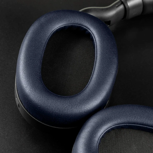 Alt view image 7 of 7 - Professional Replacement Ear Pads Cushions for Jabra Elite 85h Wireless Over-Ear Headphones, Earpads with Soft Protein Leather, Noise Isolation Foam - Navy Blue