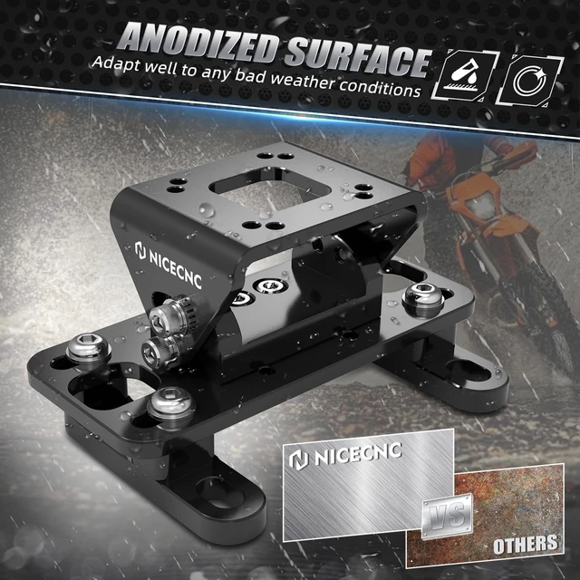 Alt view image 7 of 7 - Adjustable GPS Mount Compatible with Husqvarna 901 Norden 2022-23 Compatible with KTM 125-530 SX/SX-F/EXC/EXC TPI/EXC-F/XC/XC-F/XC-W/XC-W TPI/XCF-W 2004-2024 Accessories,Black
