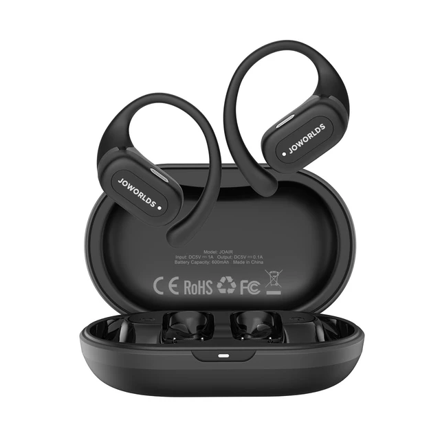 Alt view image 2 of 7 - Bluetooth Headphones Air Conduction, IPX5 Waterproof Air Conduction Ear Buds, Over Ear Headphones with MIC, Over Ear Earbuds for Sports, Running Earbuds, 35 Hours Music, Clear Calls