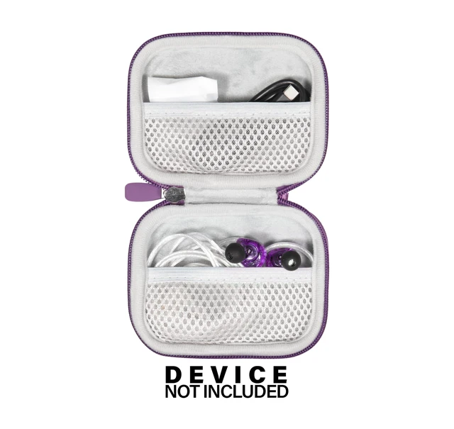 Alt view image 3 of 5 - case for KZ ZS10 Pro, Linsoul 4BA+1DD 5 Driver in Ear Monitor, HiFi Metal Earphones(Purple)