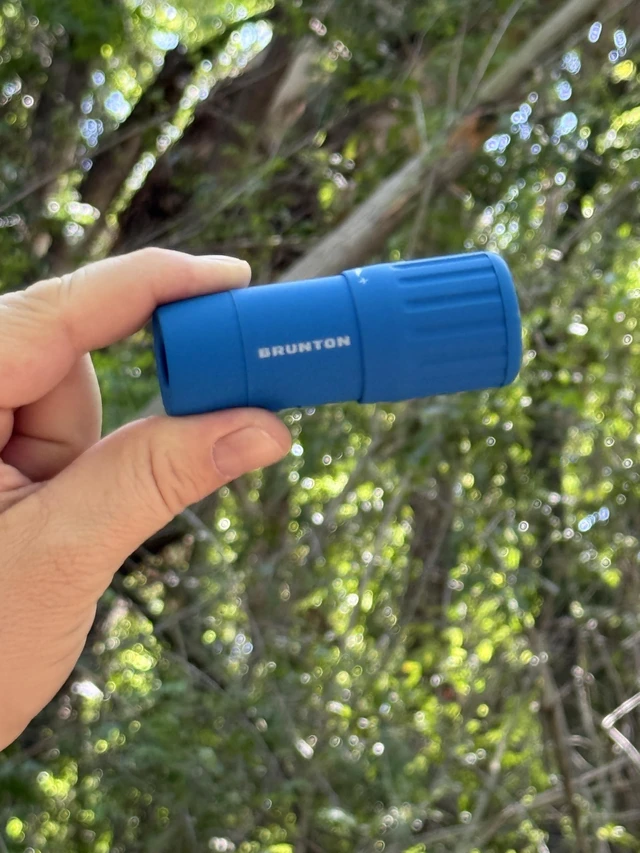 Alt view image 7 of 7 - Echo Monocular 7x18 Compact Lightweight Pocket Scope for Travel and Hiking Blue