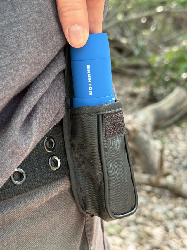 Alt view image 6 of 7 - Echo Monocular 7x18 Compact Lightweight Pocket Scope for Travel and Hiking Blue