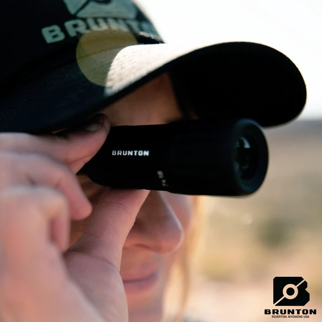 Alt view image 3 of 7 - Echo Monocular 7x18 Compact Lightweight Pocket Scope for Travel and Hiking Black