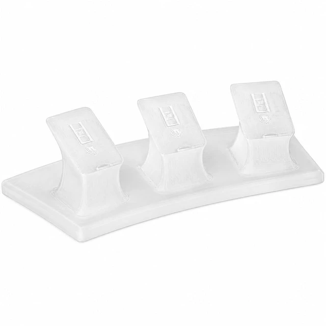 Main image of Remote Stand Pedestal for Lutron Pico Remote, Elegant Slide & Click Desk Display Holder, Non-Slip Scratch Resistant Base, Lutron Caseta Remote Stand (Crescent Pedestal, White)