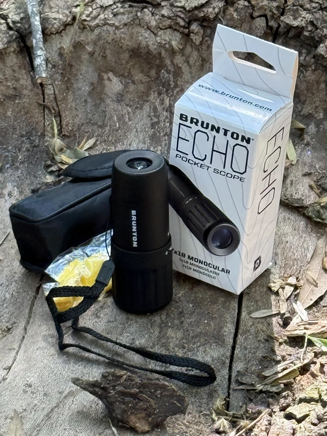 Alt view image 7 of 7 - Echo Monocular 7x18 Compact Lightweight Pocket Scope for Travel and Hiking Black