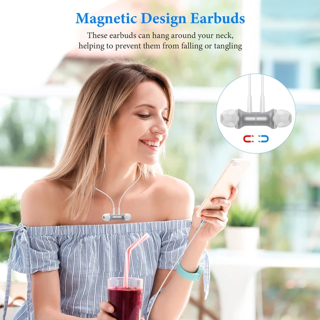 Alt view image 2 of 7 - MFi-Certified Wired Headphones for Apple iPhone 14 13 Pro XR Silver Lighting Earbuds for iPhone 12 Pro 11 XS Max XS SE 7 8 Plus Earphones Built-in Microphone Volume Control Magnetic Headsets