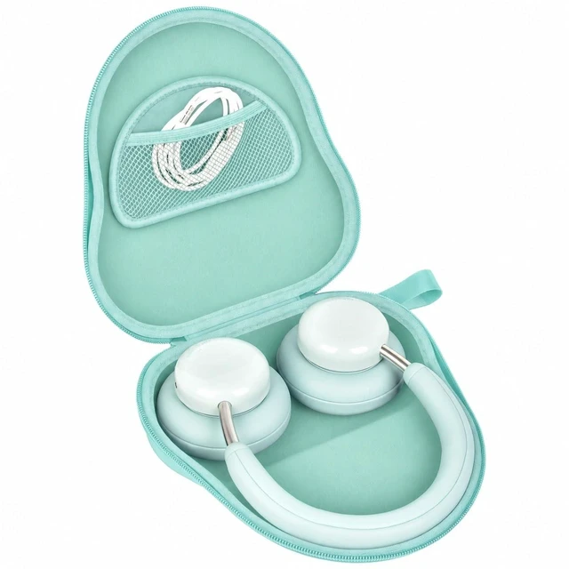 Main image of Headphone Case for CMF by Nothing Headphone Pro Active Noise Canceling Wireless Headphones Protective Hard Shell Travel Carrying Bag with Cable Storage Compartment (Green)