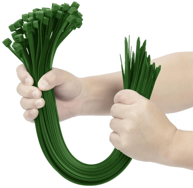 Main image of Garden Green 20 Inch Zip Ties Heavy Duty 100 Pack, 200 LBS Ultra Strong Plastic Wire Ties, Large Cable Ties Extra Long Tie Wraps, Indoor and Outdoor UV Resistant