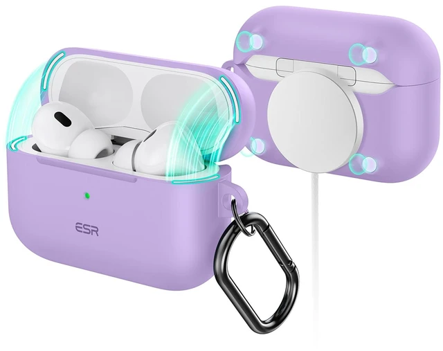 Main image of for Airpods Pro 2 Case (HaloLock), Compatible with MagSafe, Purple Compatible with AirPods Pro 2nd/1st Gen Case(2023/2022/2019), Magnetic Lid, Full Drop Protection