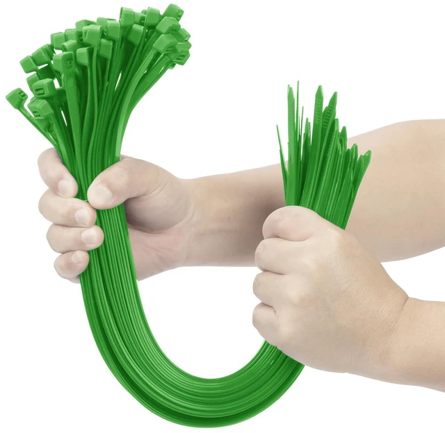 Main image of Green 20 Inch Zip Ties Heavy Duty 100 Pack, 200 LBS Ultra Strong Plastic Wire Ties, Large Cable Ties Extra Long Tie Wraps, Indoor and Outdoor UV Resistant