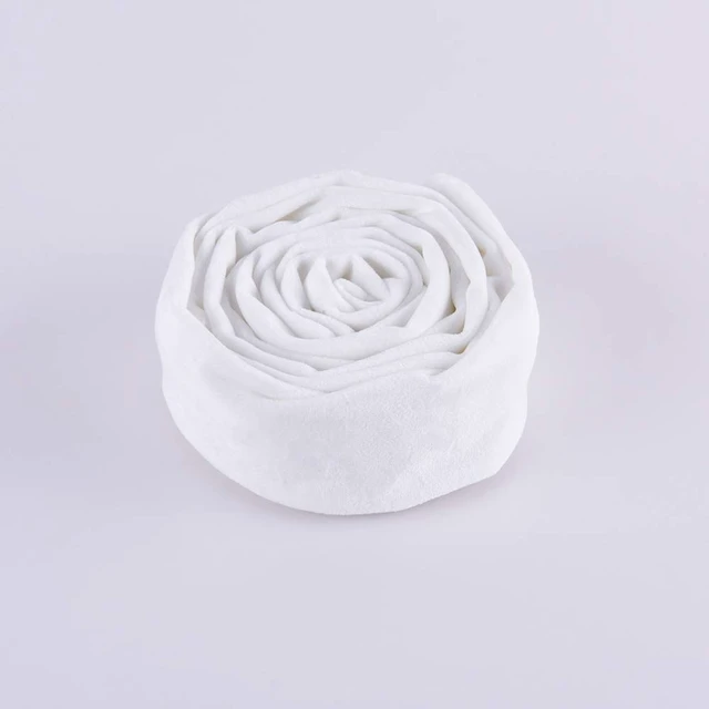 Alt view image 3 of 6 - Chandelier Chain Cover 6 Feet,Flannelette White Fabric Cord Cover for Chandelier Wire Decoration and Protector