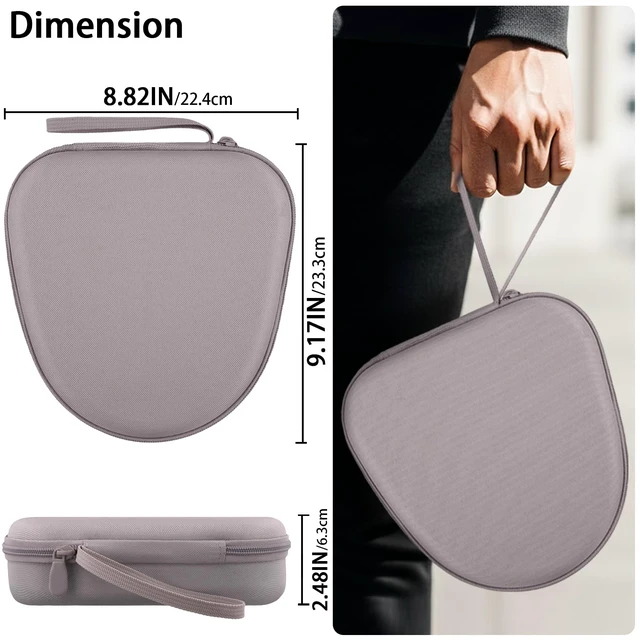 Alt view image 6 of 7 - Hard Case for JBL 720BT 520BT 670NC 510BT 770NC 780NC 680NC,Sand Over Ear Wireless Headphones Compatibility, Travel Protection, Space For Cables And Accessories, Hard Protective Shell