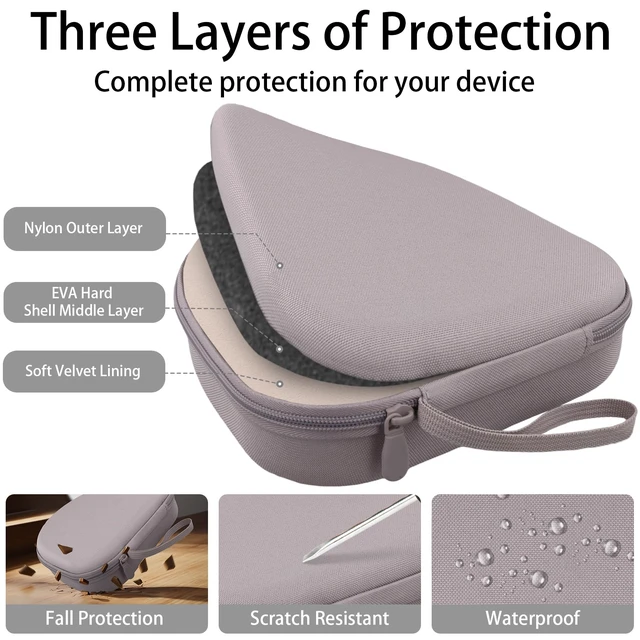 Alt view image 7 of 7 - Hard Case for JBL 720BT 520BT 670NC 510BT 770NC 780NC 680NC,Sand Over Ear Wireless Headphones Compatibility, Travel Protection, Space For Cables And Accessories, Hard Protective Shell