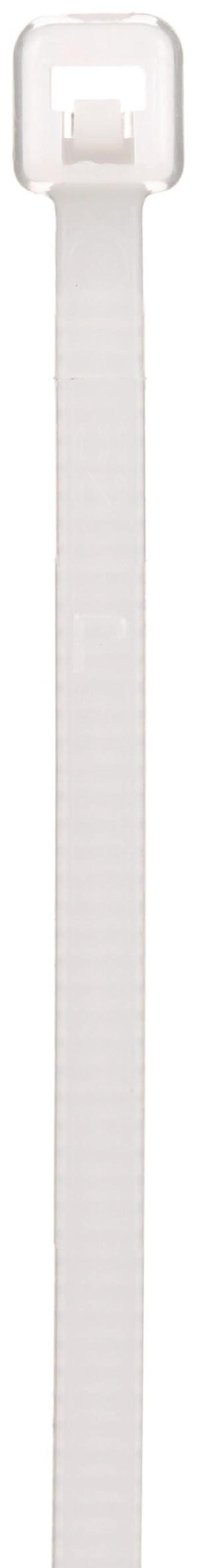 Main image of PLT.7M-M Locking Cable Tie, Miniature, Nylon 6.6, 3.1-Inch Length, Natural (1,000-Pack)