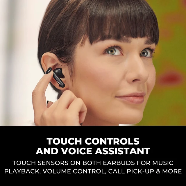 Alt view image 4 of 7 - ErgoFit True Wireless, RZ-B110W, XBS Bass, Bluetooth 5.3, Earbuds ErgoFit True Wireless In-Ear Earbuds, XBS Powerful Bass and Bluetooth 5.3, Includes Charging Case
