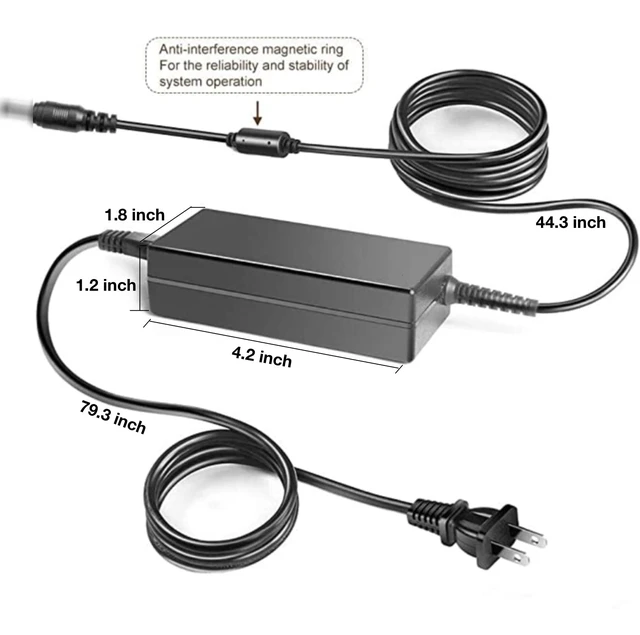 Alt view image 2 of 5 - AC/DC Adapter Replacement for Samsung BN44-01013A A4819_RDY 19V 2.53A 48W Power Supply Cord Cable Charger Mains PSU