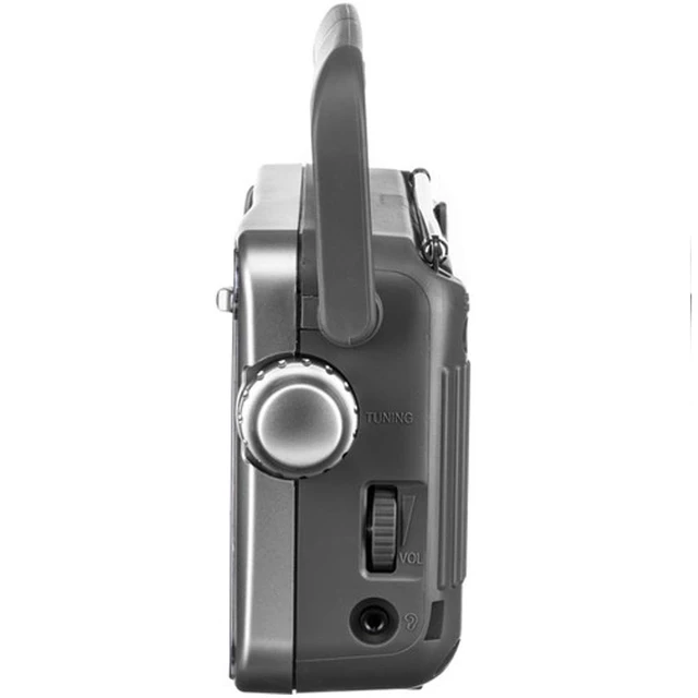 Alt view image 4 of 6 - Rf-2400D Am/FM Radio, Silver/Grey