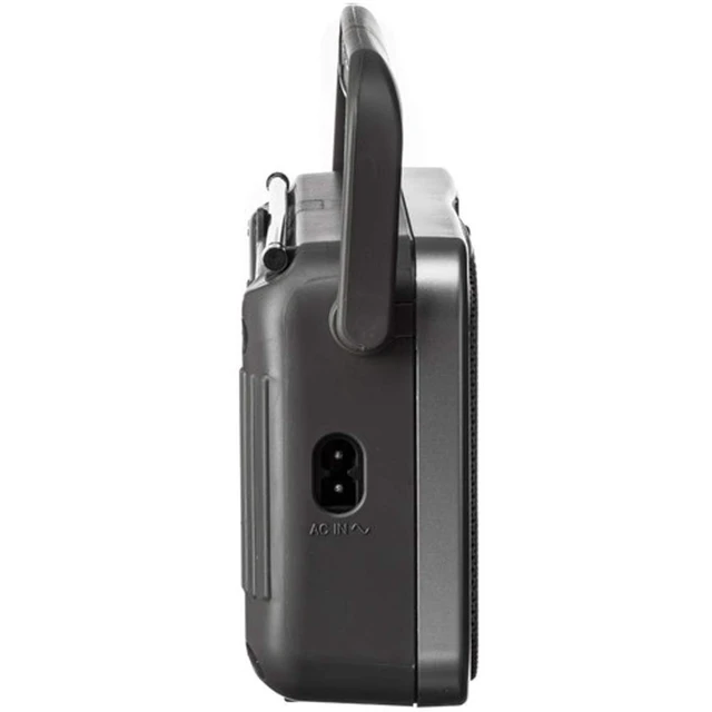 Alt view image 5 of 6 - Rf-2400D Am/FM Radio, Silver/Grey