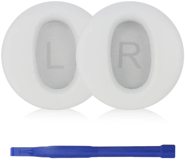Main image of Noise Earpad Covers for Wyze Headphones Replacement Ear Pads and Headphone Protective Pads, Ear Pad Cushions Made of Soft Protein Leather, Sound Isolating, Memory Foam (White)