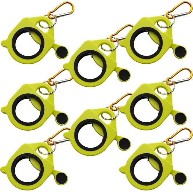 Main image of Zip Tie Holder Cable Tie Holder for Tool Belt Color-Coded Snap-Back Works Gloves, Color Codes Sort Height, Clip Stops Ladder Drops, Reusable Resists Weather, Rust-Proof Outdoor Use