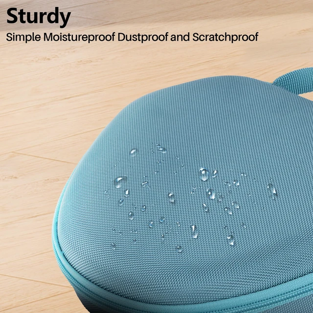 Alt view image 7 of 7 - Hard Case Replacement for Apple Airpods Max Over-Ear Headphones Hard Shell Shockproof, Portable Headphone Storage, Mesh Bag Organizer, Lightweight Travel