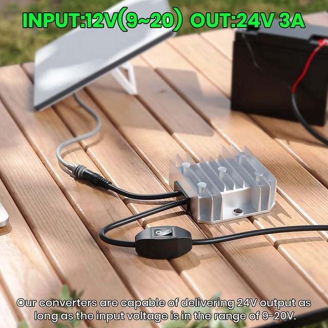 Alt view image 6 of 6 - for Starlink Mini 12V Conversion Kit,12V to 24V DC Step UP Converter for Starlink Mini (EL13-O)