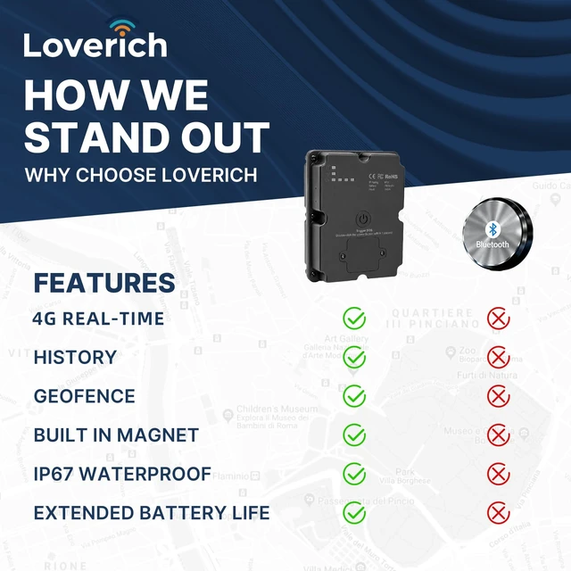 Alt view image 7 of 7 - Magnetic GPS Tracker for Vehicles, Tracking Devices for Cars Hidden, Long Battery Life Up to 7-mon, Waterproof 4G Real-Time GPS Tracker for Car, Trailer, Trucks, Global Tracking, Subscription Required