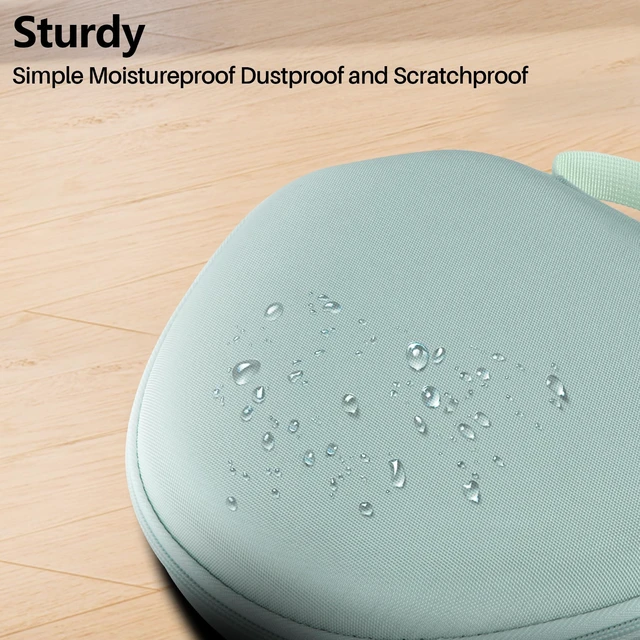 Alt view image 7 of 7 - Hard Case Replacement for Apple Airpods Max Over-Ear Headphones Hard Shell Shockproof, Portable Headphone Storage, Mesh Bag Organizer, Lightweight Travel