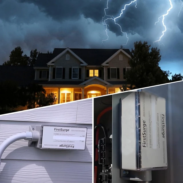 Alt view image 5 of 6 - FS140 Whole House Surge Protection Device 140,000 Amps For use with any brand 120/240V load center, indoor & outdoor rated