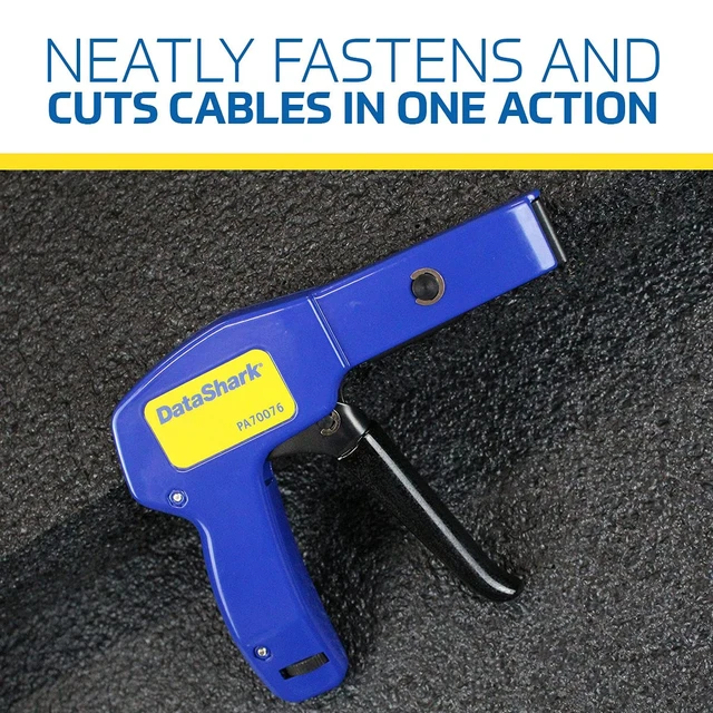 Alt view image 6 of 7 - DataShark PA70076 Cable Tie Gun Zip Tie Designed for Cable Ties up to 1/4" Wide