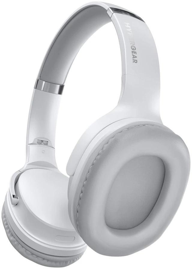 Main image of Wireless Bluetooth Headphones - Foldable Dual Earphones, Flip Ear Cups Between Speaker and Headphone Mode for Comfort & Clear Sound, White