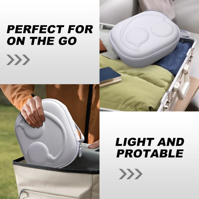 Alt view image 7 of 7 - Hard Case for JBL Headphones, White Compatible with JBL Junior 320/ 320BT/Junior 470NC/JR 460NC/ Tune 520BT 510BT 720BT 770NC 670NC/ Live 670NC 770NC Headphone