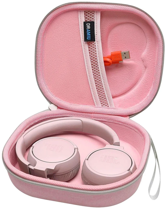 Main image of Hard Case for JBL Headphones, Pink Compatible with JBL Junior 320/ 320BT/Junior 470NC/JR 460NC/ Tune 520BT 510BT 720BT 770NC 670NC/ Live 670NC 770NC Headphone