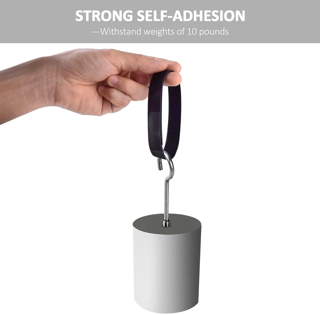 Alt view image 4 of 7 - 300 Ft x 3/5 in, Cut to Any Length, Cable Ties, Wire Ties, Cord Straps Management, Easy to Use, Nylon, Double Sided Hook Loop, Self-Fastening, Reusable, Sturdy, for Office, Home, Black