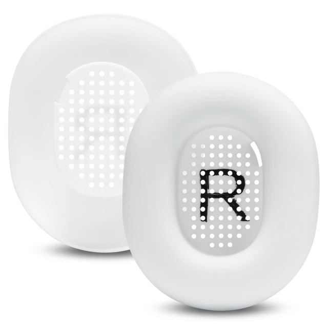 Alt view image 7 of 7 - SweatZ Ace - Patented Earpad Sweat Covers for Sonos Ace Headphones Made by Wicked Cushions Made with Premium Silicone, Sweatproof & Easily Washable White