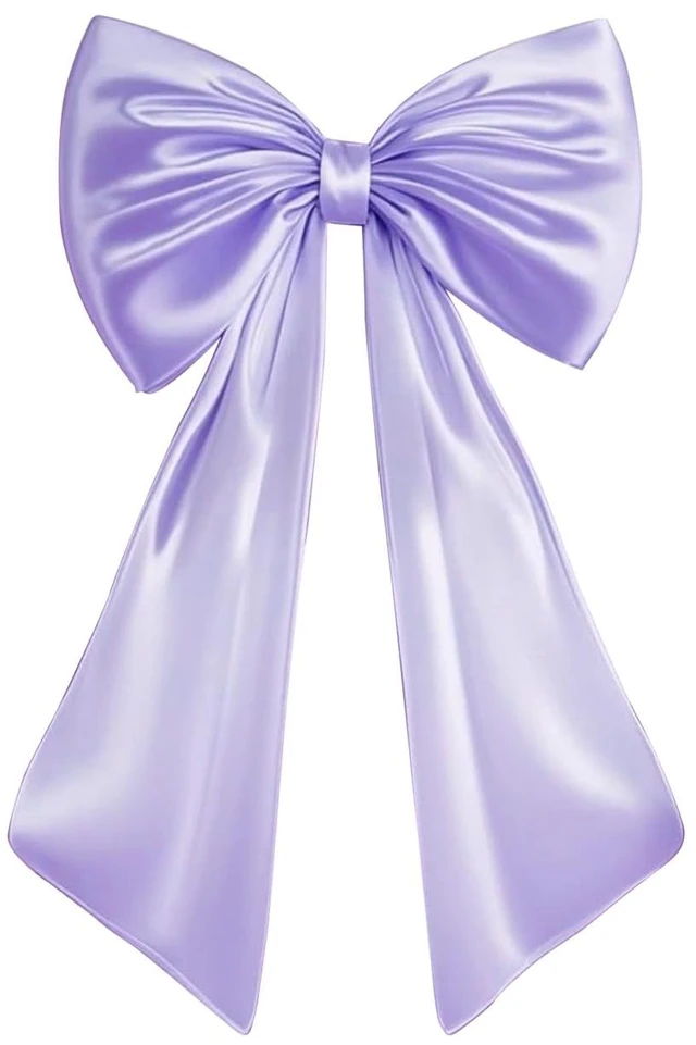 Main image of Large Bow Decor for Room, Large Purple Bow Birthday Party Backdrop, Wall and Door Decorations for Birthday, Wedding, Bridal Shower, Coquette Theme (Purple)
