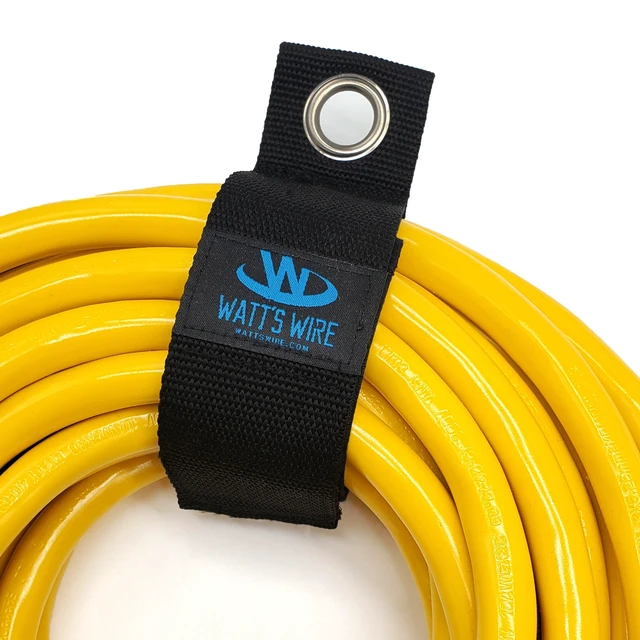 Alt view image 3 of 4 - Heavy Duty Storage Straps - 8 Pack: 2 Small, 2 Medium, 2 Large, 2 XL - Extension Cord Ties - Storage Strap - By