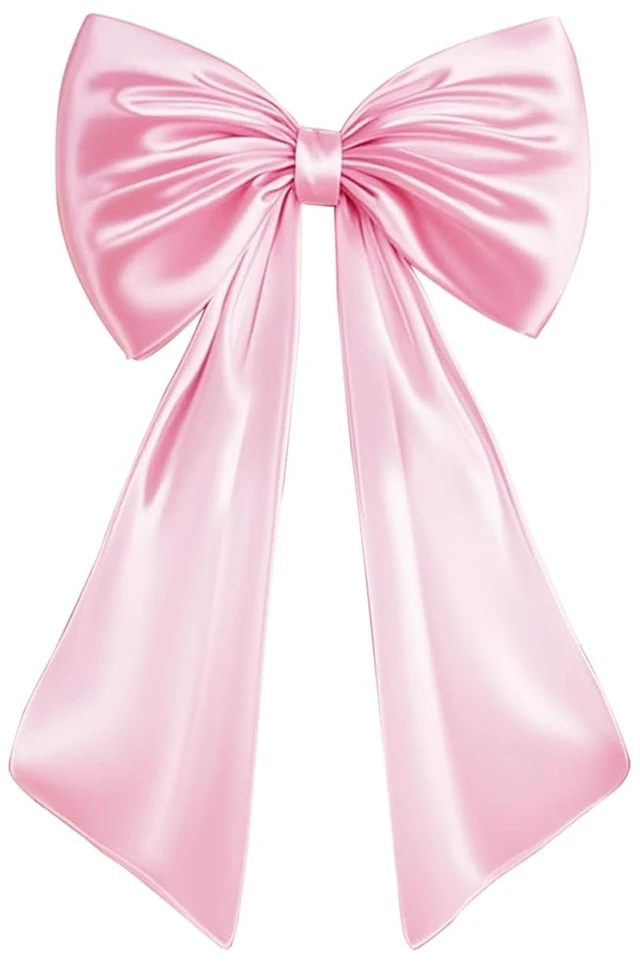 Main image of Large Bow Decor for Room, Large Pink Bow Birthday Party Backdrop, Wall and Door Decorations for Birthday, Wedding, Bridal Shower, Coquette Theme (Pink)