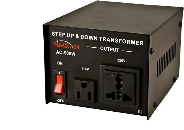 Main image of AC-500 Step Up/Down Voltage Converter Transformer 110V/220V with Fuse Protection - 500 Watts