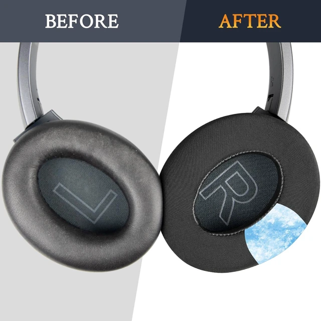 Alt view image 5 of 6 - Cooling Earpads for Anker (Life 2, Life Q20) - Black (Not Fit Life2 Neo),for Soundcore Life2, (Q20/Q20+/Q20i) Headphones